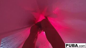 hot kendra cole masturbates in sexy shower bathing