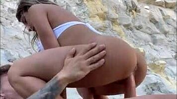 chris diamond bangs his brazilian friend on sandy beaches