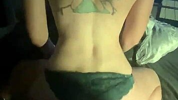 pretty babysitter rides big cock on beach in reverse cowgirl