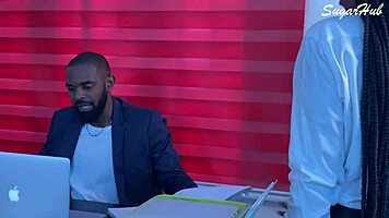 He fucks me with his big fat cock at work 😏