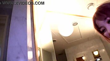 Asian gal with big tits arrives for homemade hardcore fun