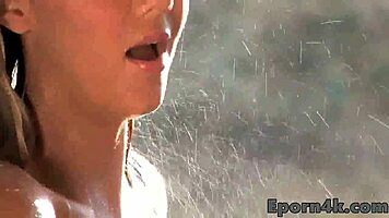 Amazing Blonde Teen Giving Outdoor Blowjob