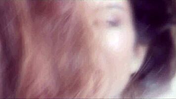 amazing brunette AMANDINE gets FUCKED in photoshoot scene