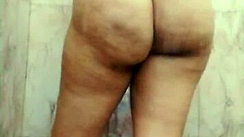 Hot Chubby Stepsister With Big Natural Tits Masturbates In Bathroom For Me