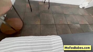 Hey, gaby ortega's giving a nasty handjob with her boobs on that monster cock
