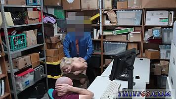 blonde teen and accomplice get caught in taboo deep anal by police