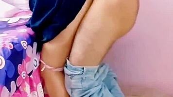 mexican student fucks cleaning lady's schoolgirl in every way outdoors