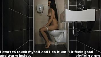 Sultry Sweetie Stretches Juicy Shaved Pussy for Defloration