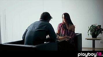 tiny titted redhead beauty fucked by her boyfriend in german friend scene