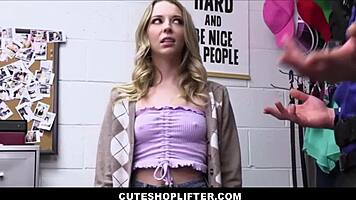 Senator's petite blonde stepdaughter lily larimar caught shoplifting strikes sex deal