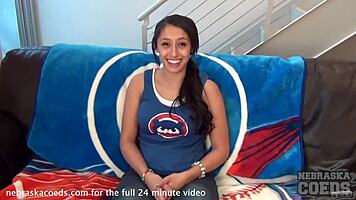 18-year-old jasmine's first video in reality casting interview