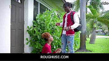 Rough Freeuse Of Black Teen Stepsister James Cameron!