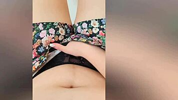 Take off my short shorts and fuck me hard in panties