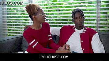 Rough Freeuse Of Black Teen Stepsister James Cameron!