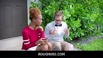 Rough Freeuse Of Black Teen Stepsister James Cameron!