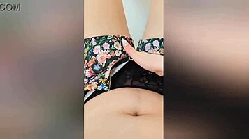 Take off my short shorts and fuck me hard in panties