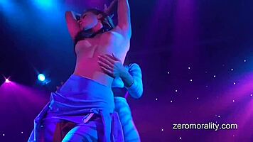 horny teen 18+s having sex on stage performance avatar in front of students!!