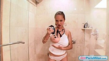 omg i saw teen paris milan spreading chocolate all over herself... so hottt