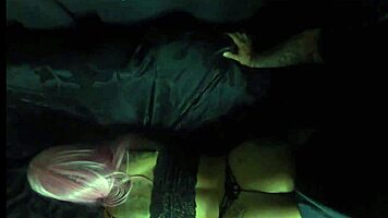 wife talks to husband on phone while getting bent over and fucked by big cock