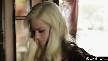 Tiny stepdaughter sucking in sixtynine pose