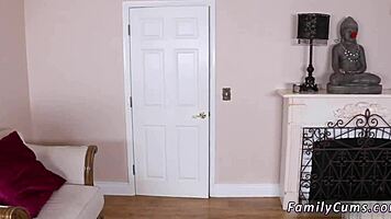 stepdad and patrons stepdaughter home alone spanksgiving with the stepfamily