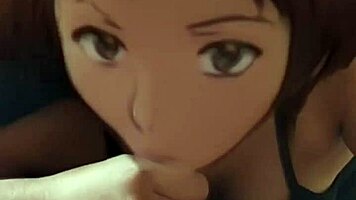 Otaku Sucks Big Cock At Friki Plaza