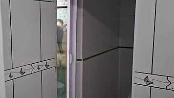 Teen asks to join her in the shower