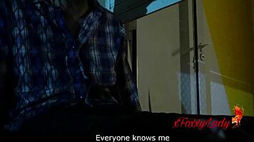 Convincing my friend to fuck on the balcony