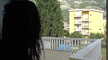 Steamy sex trip with milf Anna by Montenegro sea