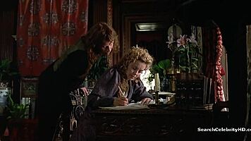 Greta Scacchi topless in retro blue film