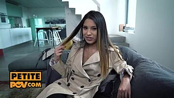 roxy lips, the horny whore, craves cock in her ass and pussy during pov fucking