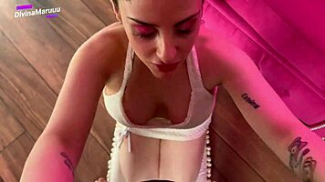 Intense Anal Creampie Fills Divinamaruuu's Petite Ass With Cum
