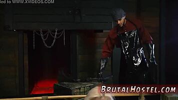 big-breasted towheaded hotty cristi tries anal strapon for the first time 😈