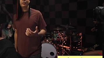 Sexy Brunette Teen Sucks Big Dick Pov