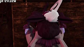 Shalltear Bloodfallen Offers Uncensored Blowjob in 3D Overlord Hentai