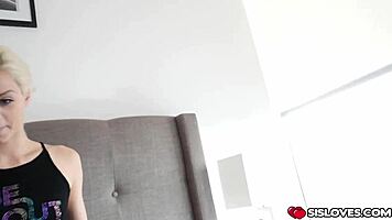 sis loves me so much, she's blowing my cock 😍