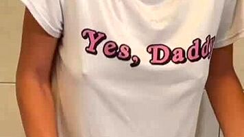 Quickie Bathroom Sex with Stunning Teen 18+ Brunette POV!