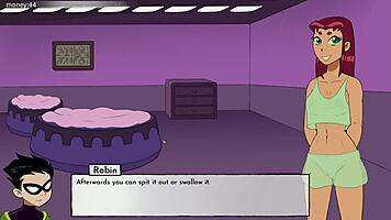 18Titans Part 2 - Starfire Sucks Dick Like a Pro! 😜