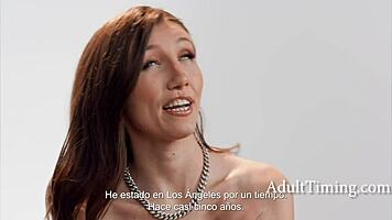 Petite European Pornstar Maya Woulfe Shares Life Story In Spanish Casting Interview