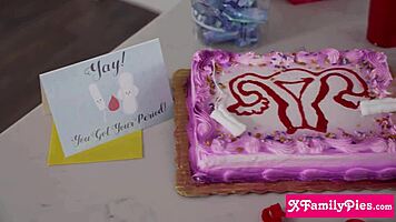 Stepsister Anna Claire Clouds and Bffs Held Period Party with Bro There. They Sucked Big Cocks and Got Hardcore Fucked.