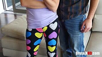 Stepbrother Punishes Arrogant Stepsister with Rough Fucking