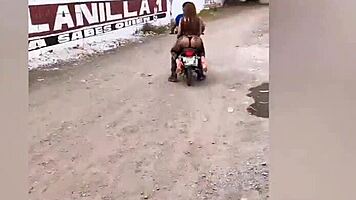 Watch This Motorcycle Chick Get Her Ass Fucked Hard?