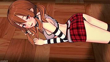 Stepsister has fun in anime