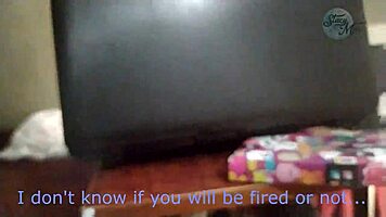 Russian teenage stepsister cheats on her bf catches and records a loser giving a bad BJ