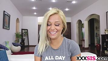 Blonde Kenzie Green Gets Banged With Big Cock And Blowjob In Homemade Amateur Scene