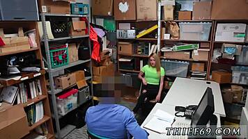 Old Granny Threesome XXX LP Officer Spots Teen Attempting Hardcore Group at Work