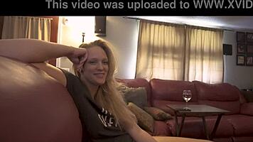 Mia Vallis, Girlfriend's Hot College Step Sister, In Cfnm Action