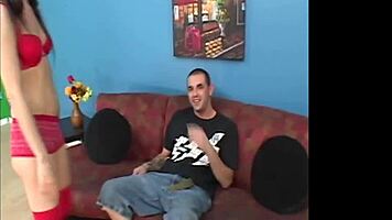 Mina Leigh fucks and sucks a monster cock in HD