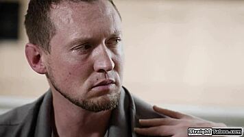 Guy visits mature landlady and wife for a discussion
