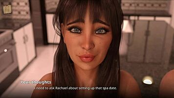 I watch racheal fingering her big ass until the game interrupts us